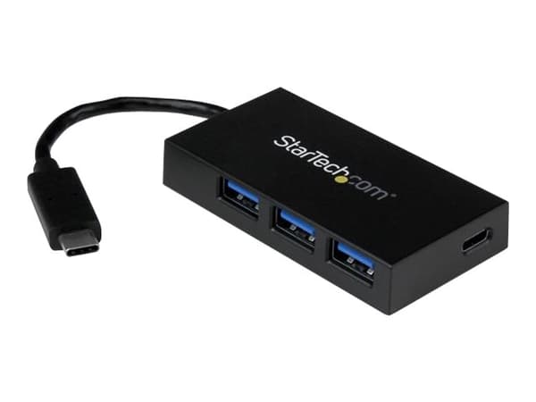 StarTech.com USB-C-hubb med 4 portar - USB-C till 1x USB-C och 3x USB-A - USB 3.0-hubb