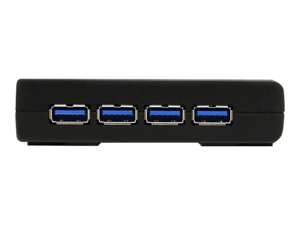 StarTech.com Svart SuperSpeed USB 3.0-hubb med 4 portar