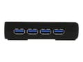 Miniatyrbild 3 av 5: StarTech.com Svart SuperSpeed USB 3.0-hubb med 4 portar