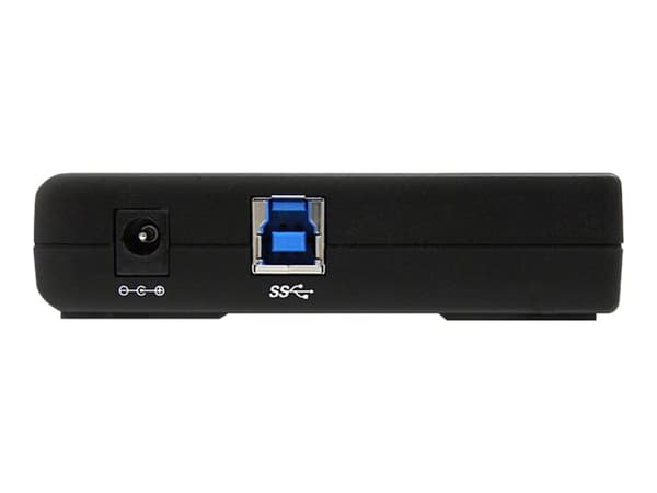 StarTech.com Svart SuperSpeed USB 3.0-hubb med 4 portar