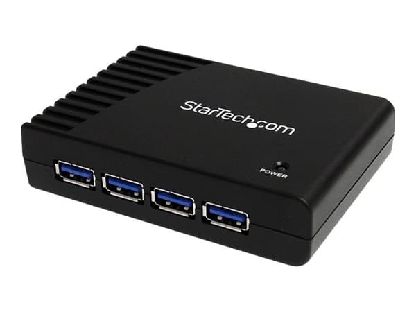 StarTech.com Svart SuperSpeed USB 3.0-hubb med 4 portar
