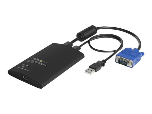 StarTech.com USB Crash Cart Adapter - File Transfer & Video - Portable Server Room Laptop to KVM Console Crash Cart (NOTECONS02) - KVM-svitsj - 1 x K