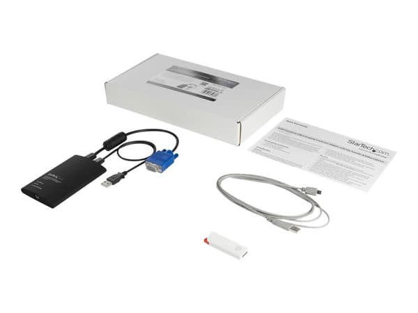 StarTech.com USB Crash Cart Adapter - File Transfer & Video - Portable Server Room Laptop to KVM Console Crash Cart (NOTECONS02) - KVM-svitsj - 1 x K