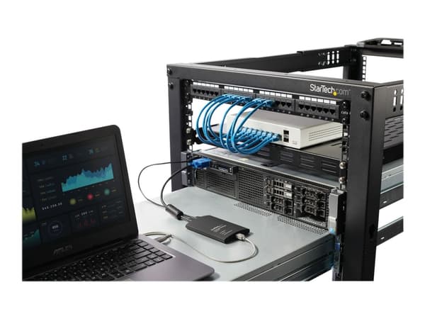 StarTech.com USB Crash Cart Adapter - File Transfer & Video - Portable Server Room Laptop to KVM Console Crash Cart (NOTECONS02) - KVM-svitsj - 1 x K