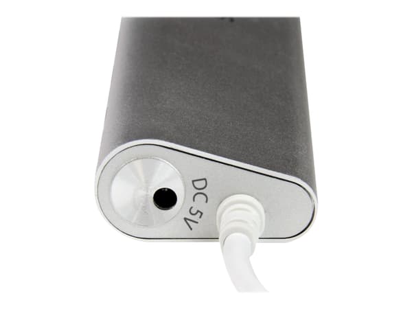 StarTech.com Kompakt USB 3.0-hubb med 7 portar och inbyggd kabel