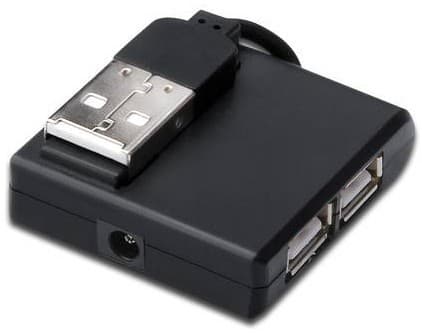 DIGITUS DA-70217 - Hubb - 4 x USB 2.0 - skrivbordsmodell