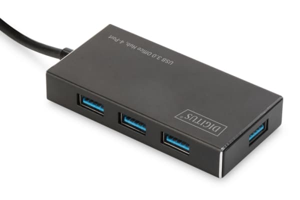 DIGITUS DA-70240 - Hubb - 4 x SuperSpeed USB 3.0 - skrivbordsmodell
