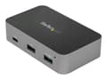 Pikkukuva 3 / 5: StarTech.com 3 portin USB C 3.1 Gen 2 -keskitin Ethernet-sovittimella, 10 Gbps USB Type C - 2x USB-A &amp; 1x USB-C-porttiin, USB-keskitin BC 1.2-puh
