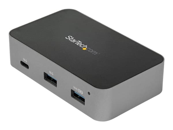 StarTech.com 3 portin USB C 3.1 Gen 2 -keskitin Ethernet-sovittimella, 10 Gbps USB Type C - 2x USB-A &amp; 1x USB-C-porttiin, USB-keskitin BC 1.2-puh
