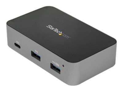 StarTech.com 3 portin USB C 3.1 Gen 2 -keskitin Ethernet-sovittimella, 10 Gbps USB Type C - 2x USB-A &amp; 1x USB-C-porttiin, USB-keskitin BC 1.2-puh