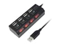 Miniatyrbilde 5 av 5: LogiLink USB 2.0 Hub 4-Port - Hub - 4 x USB 2.0 - stasjonær