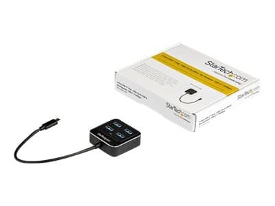 StarTech.com 4-porttinen USB C -keskitin, USB-C 4x USB-A-porttiin, SuperSpeed 10Gbps USB 3.1/USB 3.2 Gen 2 Type-C-keskitin, USB-väyläkäyttöinen, kann