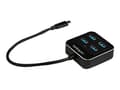 Pikkukuva 4 / 5: StarTech.com 4-porttinen USB C -keskitin, USB-C 4x USB-A-porttiin, SuperSpeed 10Gbps USB 3.1/USB 3.2 Gen 2 Type-C-keskitin, USB-väyläkäyttöinen, kann