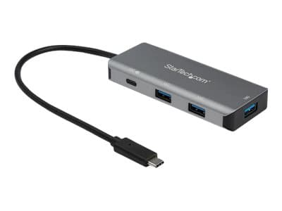 StarTech.com USB C-hubb med 4 portar (10 Gbps) till 3x USB-A och 1x USB-C - Laddning med 100 W strömförsörjning pass-through - Portabel USB 3.1 Gen.