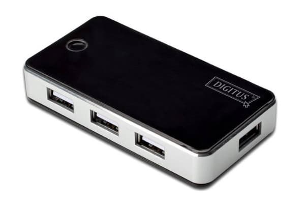 DIGITUS DA-70222 - Hubb - 7 x USB 2.0 - skrivbordsmodell