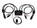 Miniatyrbilde 4 av 5: StarTech.com 2 Port USB HDMI Cable KVM Switch with Audio and Remote Switch - USB Powered KVM with HDMI - Dual Port HDMI KVM Switch (SV211HDUA) - KVM