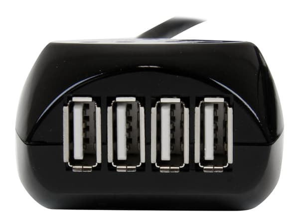 StarTech.com 15 m aktiv USB 2.0-kabel med hubb med 4 portar - Hubb - 4 x USB 2.0 - skrivbordsmodell - för P/N: SVA5H2NEUA
