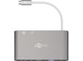 Pikkukuva 1 / 5: Goobay 62113, USB 3.2 Gen 1 (3.1 Gen 1) Type-C, DisplayPort,HDMI,RJ-45,USB 3.2 Gen 1 (3.1 Gen 1) Type-A,VGA, MicroSD (TransFlash),MicroSDHC,MicroSDXC