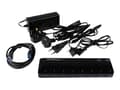 Miniatyrbild 2 av 5: StarTech.com USB 3.0-hub med 10 portar och laddnings- &amp; synkningsportar - 2x 1,5 A-portar - USB-växel - 10 x SuperSpeed USB 3.0 - skrivbordsmodel