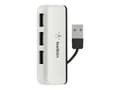 Miniatyrbild 3 av 5: Belkin Travel - Hubb - 4 x USB 2.0 - skrivbordsmodell