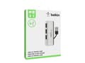 Miniatyrbild 2 av 5: Belkin Travel - Hubb - 4 x USB 2.0 - skrivbordsmodell