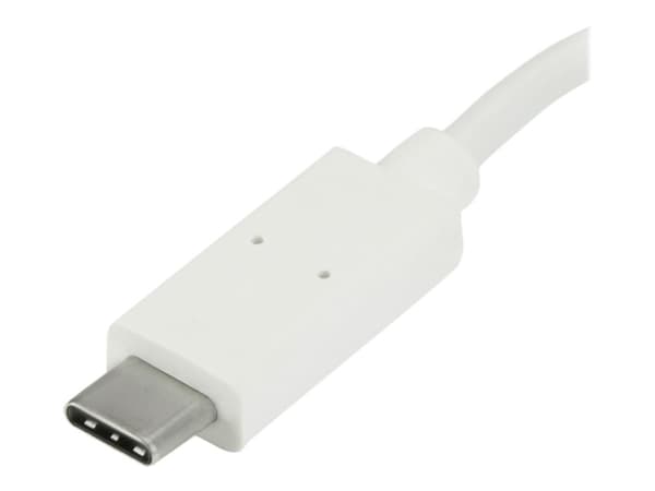 StarTech.com USB-C-hubb med 4 portar - USB-C till 1x USB-C och 3x USB-A - USB 3.0-hubb - Vit