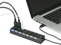 Miniatyrbild 2 av 4: Renkforce RF-4847589, USB 2.0, USB 2.0, 480 Mbit/s, Svart, Status, 0,53 m