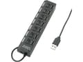 Miniatyrbild 1 av 4: Renkforce RF-4847589, USB 2.0, USB 2.0, 480 Mbit/s, Svart, Status, 0,53 m