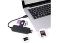 Miniatyrbild 4 av 5: Conrad RF-4027443, MMC, MicroSD (TransFlash), RS-MMC, SD, SDHC, SDXC, Sort, USB 3.2 Gen 1 (3.1 Gen 1), 100 mm, 16 mm, 42 mm