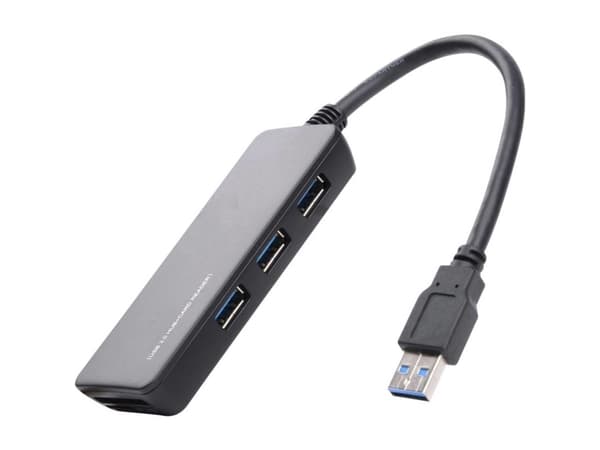 Conrad RF-4027443, MMC, MicroSD (TransFlash), RS-MMC, SD, SDHC, SDXC, Sort, USB 3.2 Gen 1 (3.1 Gen 1), 100 mm, 16 mm, 42 mm
