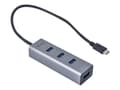 Pikkukuva 3 / 5: i-tec Metal C31HUBMETAL403 keskitin USB 3.2 Gen 1 (3.1 Gen 1) Type-C 5000 Mbit/s Harmaa