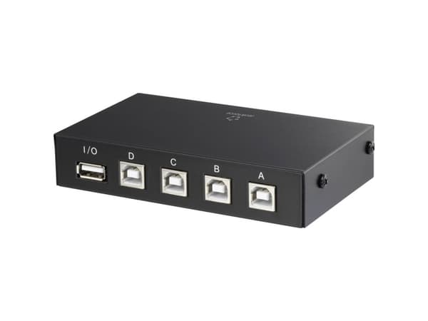 Renkforce 4 porte USB 2.0-omskifter Sort