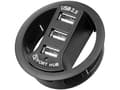 Miniatyrbild 3 av 5: Goobay 93893, USB 2.0, USB 2.0, 480 Mbit/s, Svart, 1,5 m, RoHS