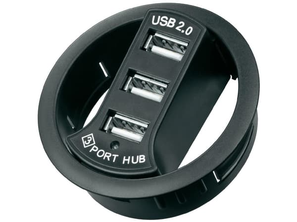 Goobay 93893, USB 2.0, USB 2.0, 480 Mbit/s, Svart, 1,5 m, RoHS