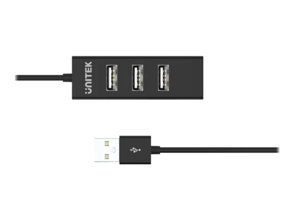 Unitek Y-2140 - Hubb - 4 x USB 2.0 - skrivbordsmodell