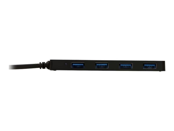 i-Tec USB-C Slim Passive Hub - Hubb - 4 x SuperSpeed USB 3.0 - skrivbordsmodell