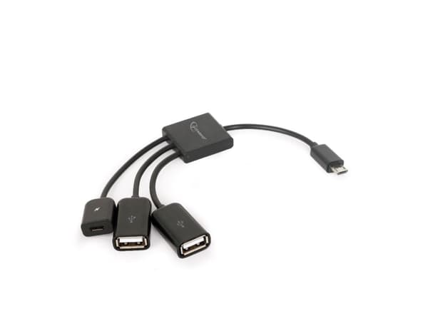 Gembird UHB-OTG-02 - Hubb - 2 x USB 2.0 - skrivbordsmodell