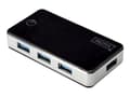 Miniatyrbild 1 av 5: DIGITUS DA-70231 - Hubb - 4 x SuperSpeed USB 3.0 - skrivbordsmodell