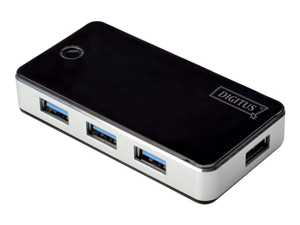 DIGITUS DA-70231 - Hubb - 4 x SuperSpeed USB 3.0 - skrivbordsmodell
