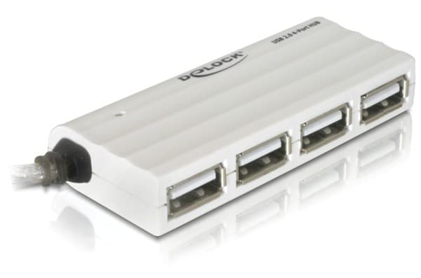 Delock HUB USB 2.0 - Hubb - 4 x USB 2.0 - skrivbordsmodell