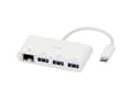 Miniatyrbild 4 av 5: Vivanco CC UC UA3RJ45, USB 3.2 Gen 1 (3.1 Gen 1) Type-C, Vit, RJ-45, USB 3.2 Gen 1 (3.1 Gen 1) Type-A, 0,9 A, Windows 10, Windows 7, Windows 8, Windo