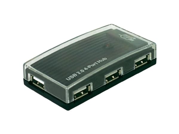 Delock - Hubb - 4 x USB 2.0 - skrivbordsmodell