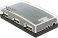 Miniatyrbild 5 av 5: Delock - Hubb - 4 x USB 2.0 - skrivbordsmodell