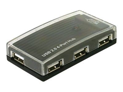 Delock - Hubb - 4 x USB 2.0 - skrivbordsmodell
