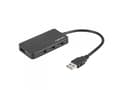 Miniatyrbild 4 av 5: NATEC Moth, USB 2.0, USB 3.2 Gen 1 (3.1 Gen 1) Type-A, 5000 Mbit/s, Svart, 0,15 m, USB
