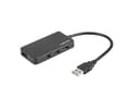 Miniatyrbild 2 av 5: NATEC Moth, USB 2.0, USB 3.2 Gen 1 (3.1 Gen 1) Type-A, 5000 Mbit/s, Svart, 0,15 m, USB