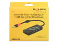 Miniatyrbild 3 av 5: Delock - Hubb - 3 x USB 3.1 Gen 1 - skrivbordsmodell