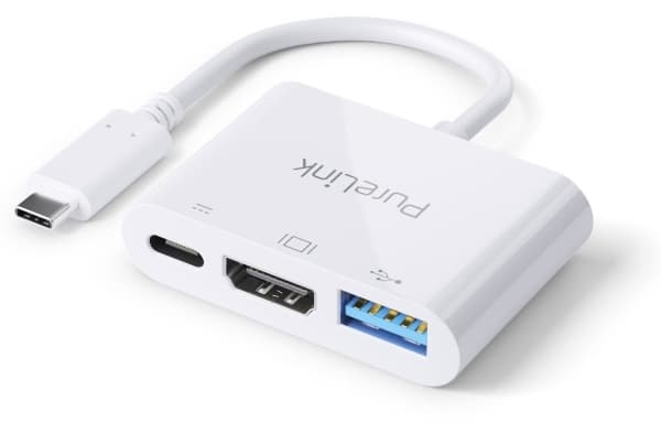 PureLink IS270, USB 3.2 Gen 1 (3.1 Gen 1) Typ-C, 60 W, HDMI, USB 3.2 Gen 1 (3.1 Gen 1) Typ-C, USB 3.2 Gen 1 (3.1 Gen 1) Typ-A, Akrylnitrilbutadien, P