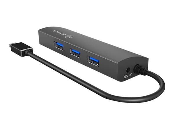ICY BOX IB-HUB1406-C - Telakointiasema - USB-C - GigE