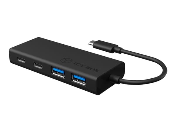 ICY BOX IB-HUB1426-CPD - Hubb - 4 x SuperSpeed USB 3.0 - skrivbordsmodell